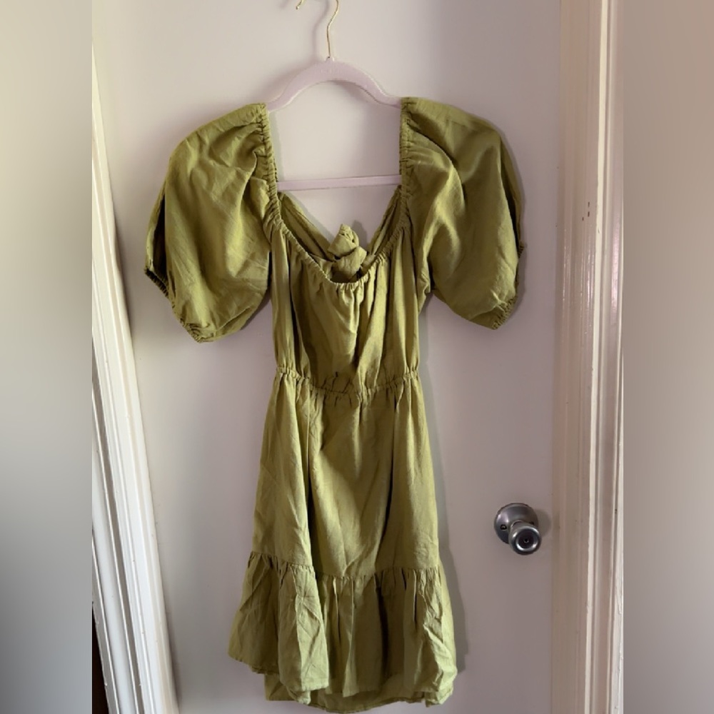Offshoulder Tiered Maxi / Tied open back dress